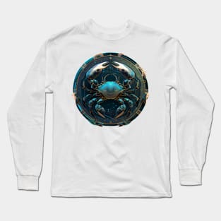 Cancer The Crab Zodiac Sign Long Sleeve T-Shirt